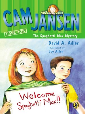 cover image of Cam Jansen and the Spaghetti Max Mystery